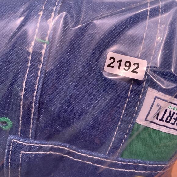 Liberty Mens 40x32 Bib Overalls Blue Rigid Denim Carpenter Cotton Workwear Farm - Picture 7 of 8